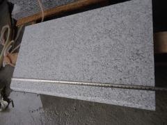 G603 Flamed Beveled Long Edge Granite Step Risers