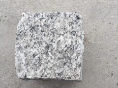 100mm Gray Granite Driveway Cobble Setts