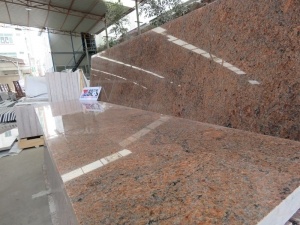 Multicolor Red Granite Interior Decoration Building Slabs