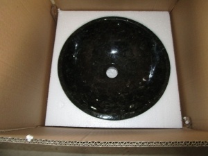 Emerald Pearl Granite Countertop Round Wash Basin