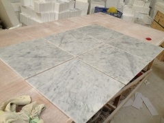 Natural Stone White Bianco Carrara Marble Tile