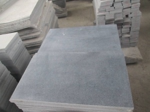 Padang Dark Grey G654 Honed Granite Wall Tiles