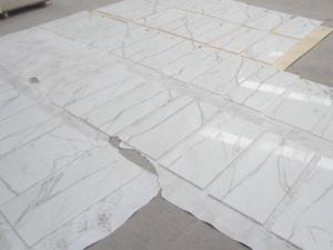 Calacatta White Marble Tile Wall Panel Flooring Pattern