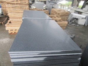 Padang Dark Grey G654 Honed Granite Wall Tiles