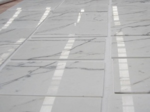 Calacatta White Marble Tile Wall Panel Flooring Pattern