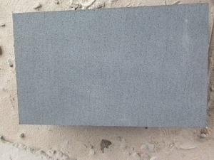 Hainan Black Basalt Rough Grinding 400# Paver Tiles