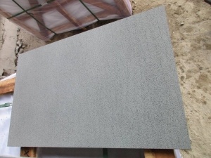 Hainan Black Basalt Rough Grinding 400# Paver Tiles