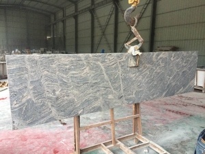 China Juparana Granite Custom Kitchen Counter Slab