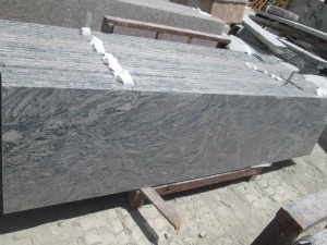 China Juparana Granite Custom Kitchen Counter Slab