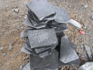 Zhangpu Black Basalt Flamed Random Crazy Stone Paving