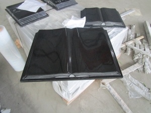 China Black Granite Tombstone Cemetery Graveside Book