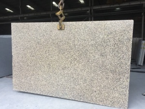 China Chrysanthemum Yellow Granite Slab For Countertop Worktop