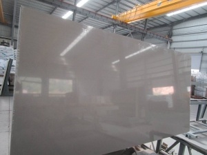 Grey Engineered Quartz Slabs For Kitchen Bathroom Counter