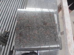Tan Brown Granite Tiles Wall Cladding Panel