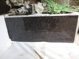 Tan Brown Granite Tiles Polished Surface Floor Covering