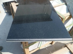 Black Galaxy Granite Tile Flooring Patio Paving Decoration