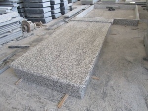 Polished Slovakia Style Grey G439 Granite Gravestone