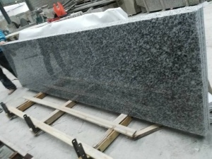 Big Flower White Gray G439 Granite Half Slabs