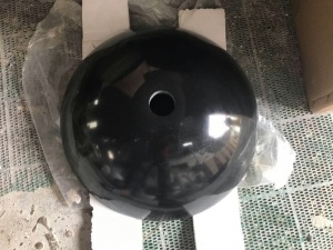 Huanan Black Granite Bathroom Sink Round Polished