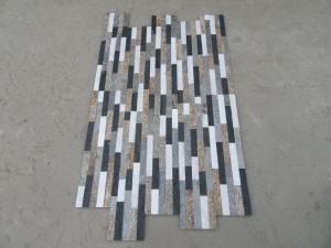 Mixed Color Quartzite Culture Stone Outdoor Veneer