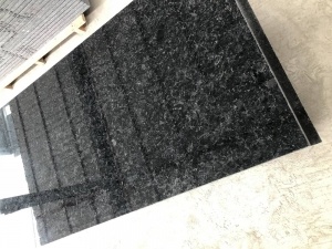 High Polished Angola Black Granite Wall Floor Tiles