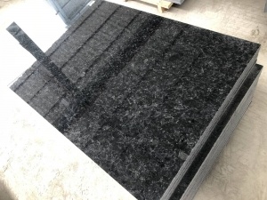 High Polished Angola Black Granite Wall Floor Tiles