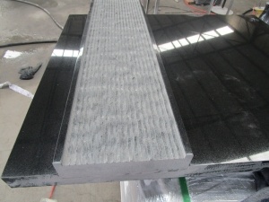 China Black Granite Customized Tombstone Washboard Gravestone