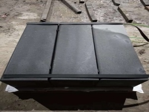 Hainan Black Basalt Exterior Wall Cladding Honed Floor Tile