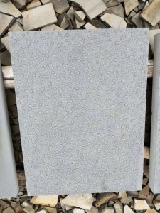 Hainan Grey Basalt Exterior Wall Cladding Honed Floor Tile