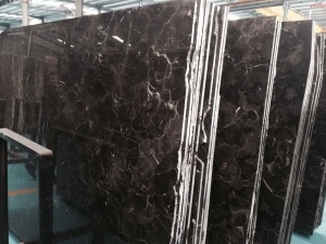 China Dark Emperador Brown Marble Slabs Tiles