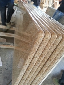 Rusty Yellow Beige G682 Granite Countertop Slabs Tiles China Yellow Granite