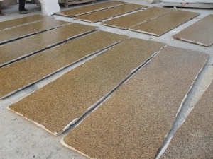 Chrysanthemum Yellow Granite Countertop Slabs Tiles China Yellow Granite