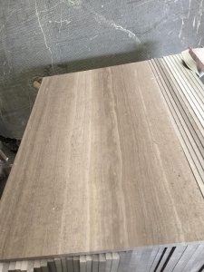 China New Wooden Grey Vein Marble Slabs Tiles