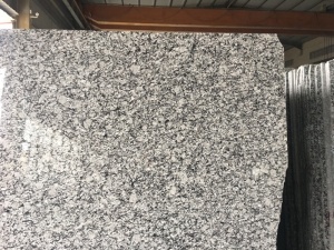 China White Silver Grey Sea Wave Flower Granite Big Slabs