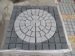 Chinese Cheap Light Grey Cube Stone
