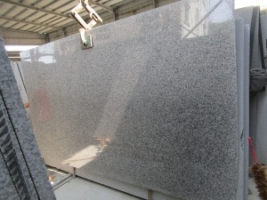 Popular Light Crystal Grey Granite G623 Polished Slab