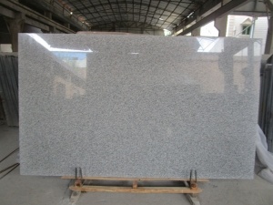 Popular Light Crystal Grey Granite G623 Polished Slab