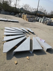 Wuhan G603 Light Grey Granite Stair Stone Step