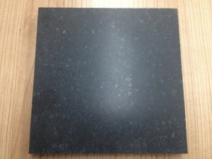 New G684 Black Granite Tiles Flamed And Brushed
