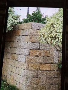 G682 Yellow Granite Wall Cladding Natural Split