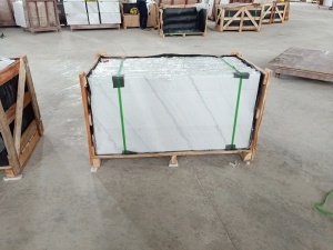 Chinese Carrara Guangxi White Marble Tiles