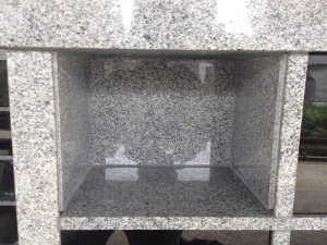 Grey Color G603 Granite Columbarium Niche For Sale Prices