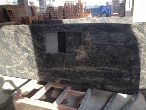 Silver Dragon Henghe Black Granite Slab