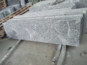 China New Viscount Shanshui White Granite Tiles