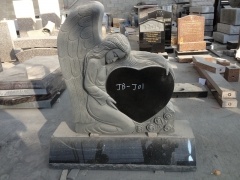 High Polished Heart Engraved Monuments