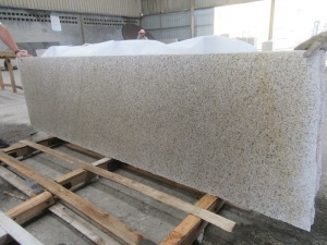 Polished G682 Yellow Granite Slab