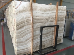 China Yellow Wooden Jade Marble Slab