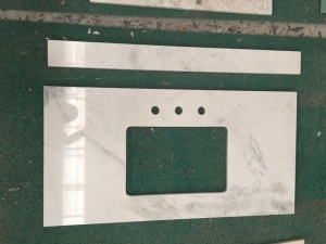 Castro White Polished Marble For Countertop