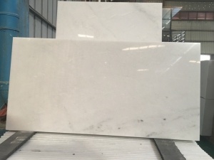 Castro White Marble Tile Cut to Size For Project