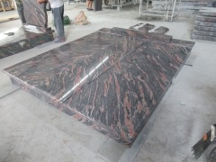 China Cheap New Aurora Cardan Red Brown Granite Poland Designs